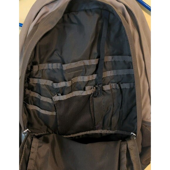 The North Face Jester Backpack Padded Straps Book Bag Hiking Brown Tan Unisex - Picture 6 of 13